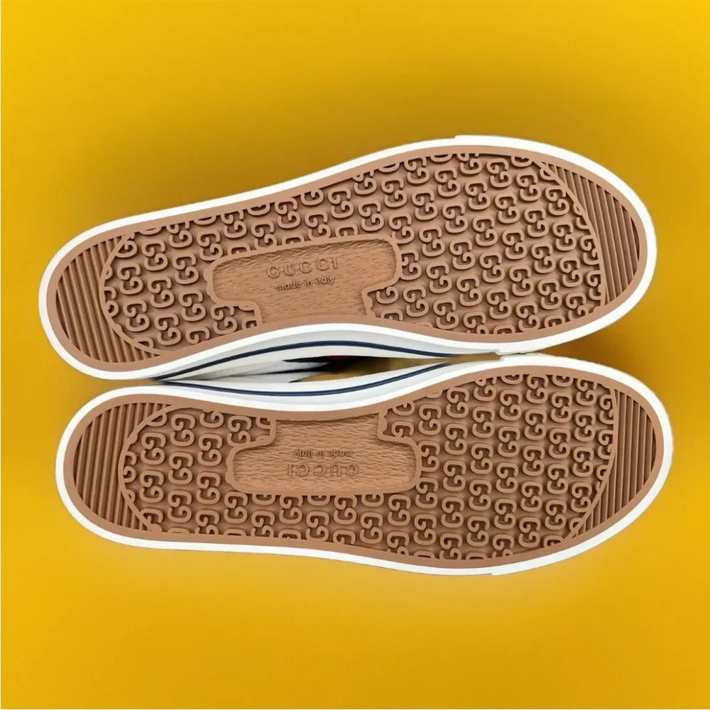 Gucci Tennis 1977 Women GG 625787 Monogram Sylvie Fabric Logo Sneakers EU 41 - Picture 6 of 12